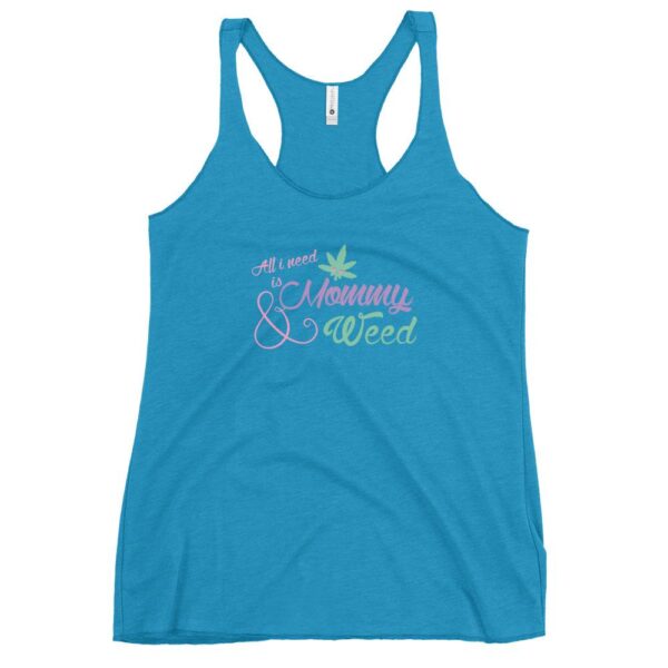 Kinky Cloth Vintage Turquoise / XS All I Need Is Mommy & Weed Tank Top