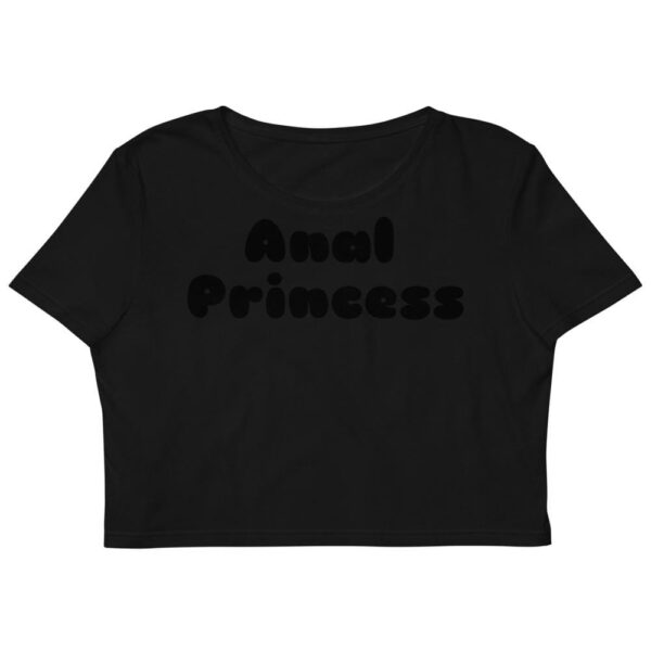 Kinky Cloth XS anal princess black Organic Crop Top