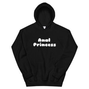 Kinky Cloth Black / S Anal Princess White Hoodie