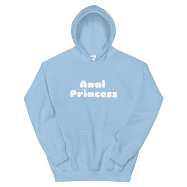 Kinky Cloth Light Blue / S Anal Princess White Hoodie