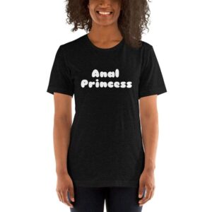 Kinky Cloth Black Heather / XS Anal Princess White T-Shirt