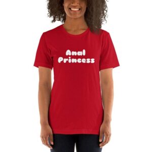 Kinky Cloth Red / S Anal Princess White T-Shirt