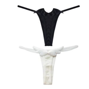 Kinky Cloth Angel Devil Wings Thongs