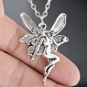 Kinky Cloth Angel Fairy Pendant Necklace