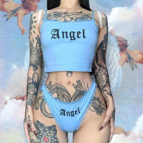 Kinky Cloth Angel Lingerie Set