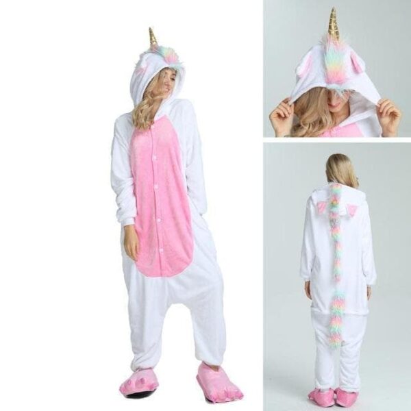 Kinky Cloth Golden horn unicorn / S / Kigurumi Animal Onesies