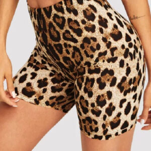 Kinky Cloth Animal Print Cycling Shorts