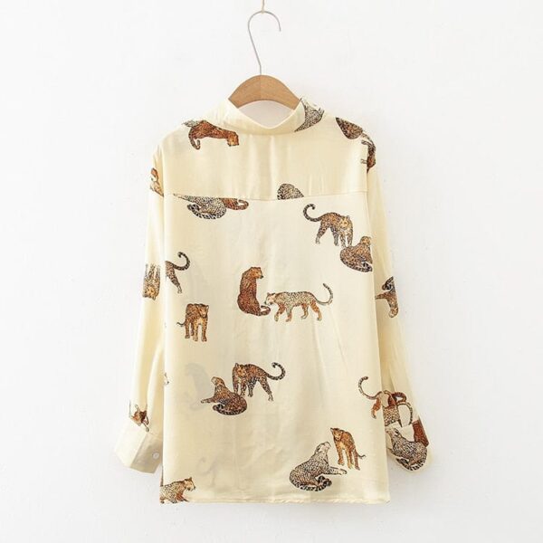 Kinky Cloth Animal Print Loose Top