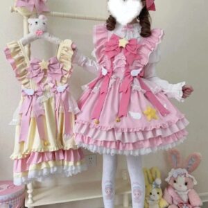 Kinky Cloth Anime Lolita Jsk Mini Dress Set