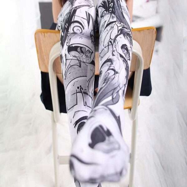 Kinky Cloth 200000702 Anime Pattern Cartoon Printed Socks