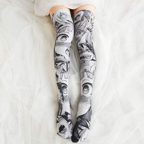 Kinky Cloth 200000702 Anime Pattern Cartoon Printed Socks