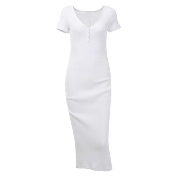 Kinky Cloth 200000347 White / S Ankle-Length Knitted Bodycon