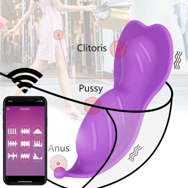 Kinky Cloth APP Remote Control Butterfly Vibrator