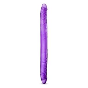 Blush Novelties Dildos B Yours 16 inches Double Dildo Purple