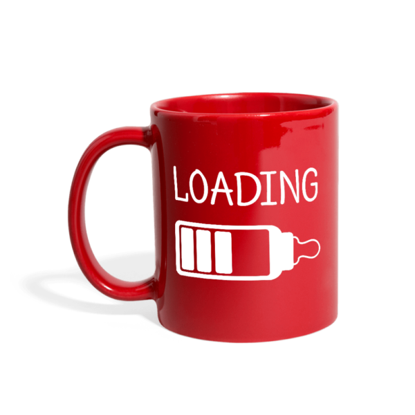 SPOD Full Color Mug red Baby Bottle Loading Mug