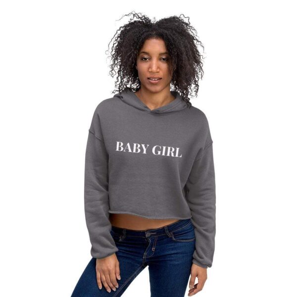 Kinky Cloth Storm / S Baby Girl Crop Hoodie