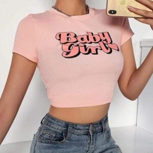 Kinky Cloth 200000791 Baby Girl Pink Crop Top