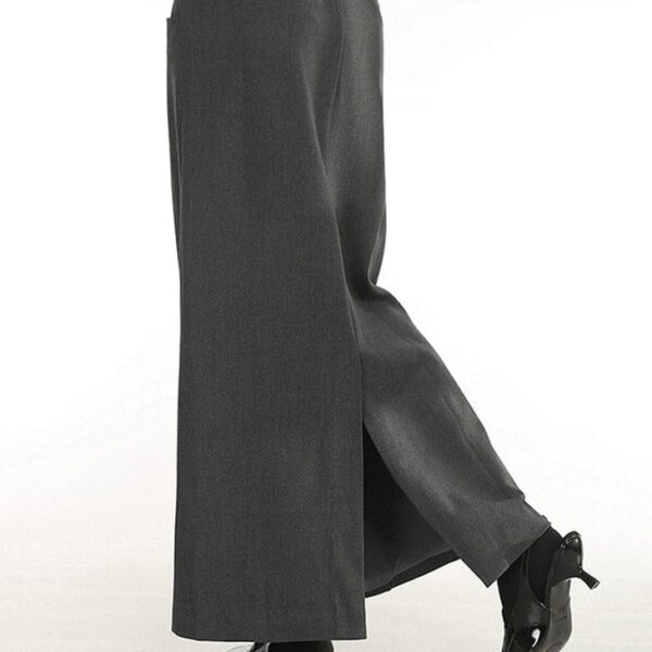 Kinky Cloth Back Slit Long Skirt