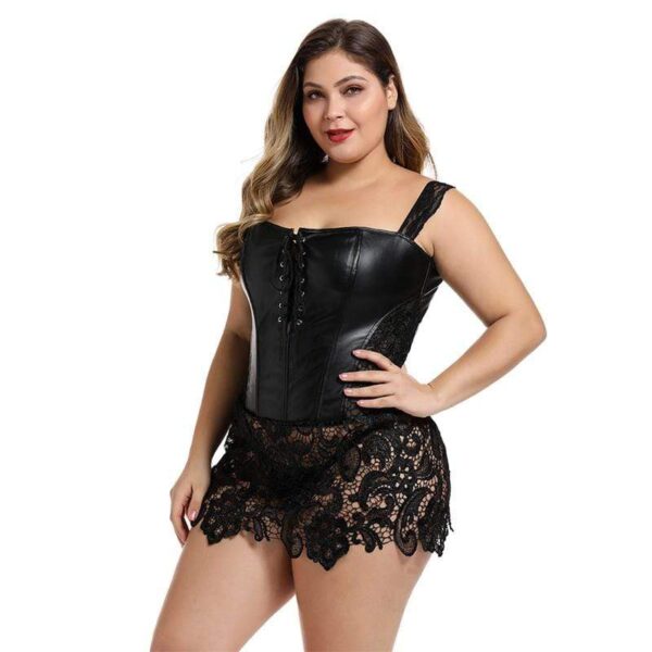 Kinky Cloth 200001885 Back Zipper Lace Up Front Corset Dress