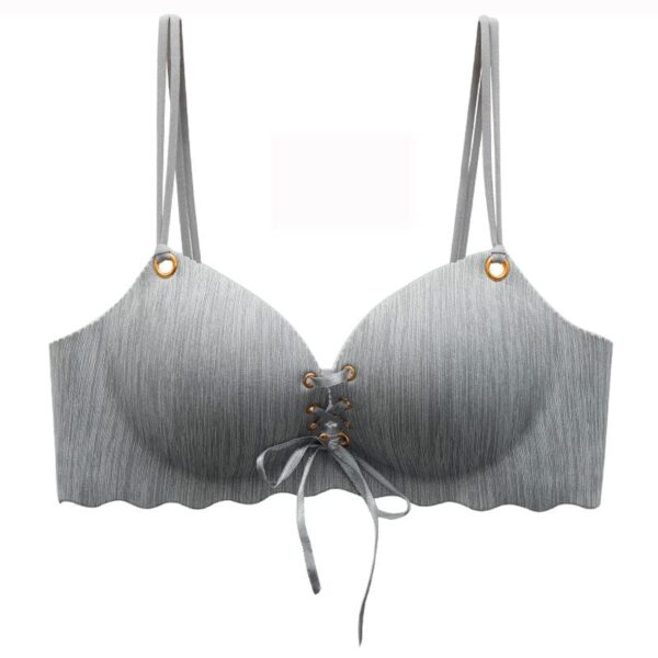 Kinky Cloth Gray / 70A Bandage Seamless Bra