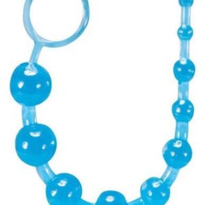 Blush Novelties Anal Toys Basic Anal Beads - Blue