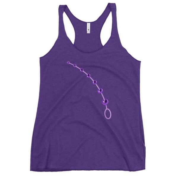 Kinky Cloth Purple Rush / XS Beads Anal Plug Tank Top