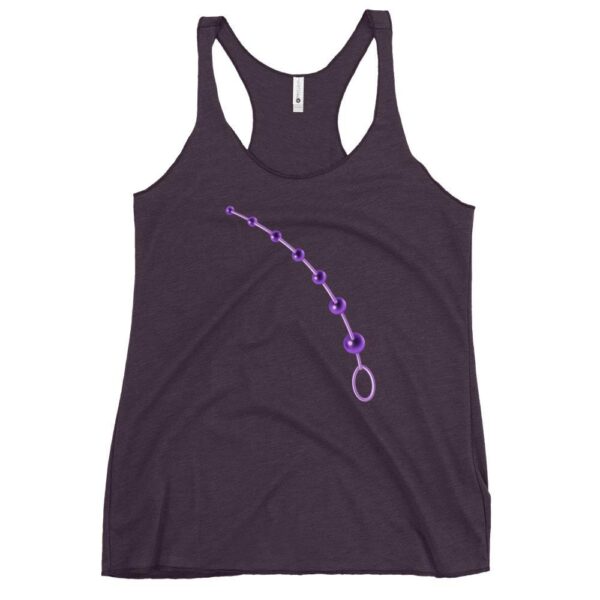 Kinky Cloth Vintage Purple / XS Beads Anal Plug Tank Top