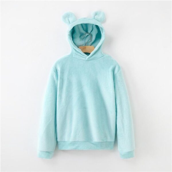 Kinky Cloth Bear Ears Sweatshirt Hoodie