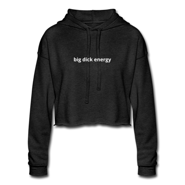 SPOD Women's Cropped Hoodie deep heather / S Big Dick Energy Cropped Hoodie