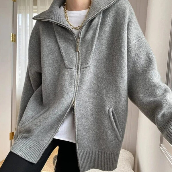 Kinky Cloth Big Size Knit Cardigan Sweater