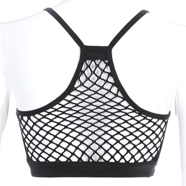 Kinky Cloth 200000790 Black Camis Fishnet Crop