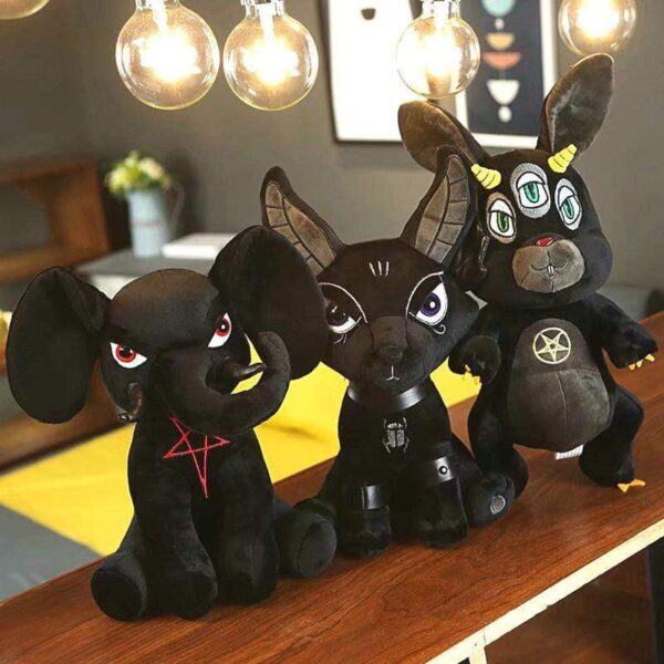 Kinky Cloth 100001765 Black Demon Monsters Stuffies