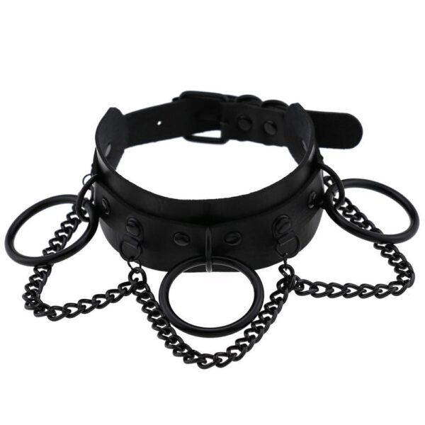 Kinky Cloth 200000162 Black Metal L'esclave Punk Collar