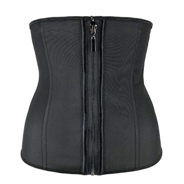 Kinky Cloth Black Zipper Waist Trainer