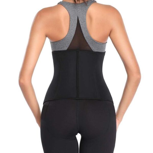 Kinky Cloth Black Zipper Waist Trainer