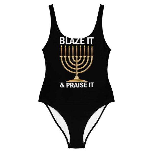 Kinky Cloth XS Blaze It & Praise It One-Piece Swimsuit