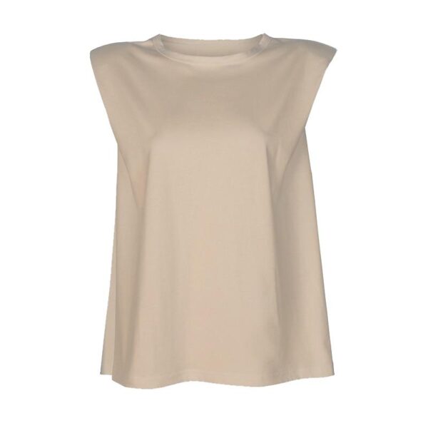 Kinky Cloth 200000791 Khaki / L Bold Shoulder Sleeveless Top