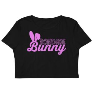 Kinky Cloth XS Bondage Bunny Pink Organic Crop Top