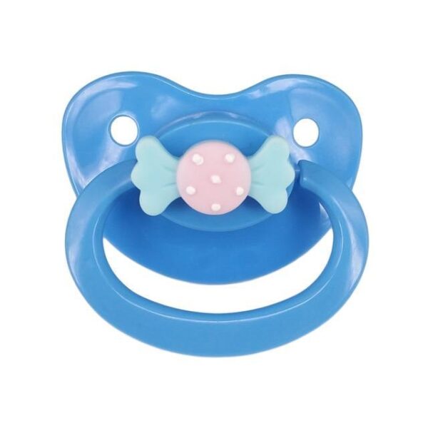 Kinky Cloth Blue Bow Adult Pacifier