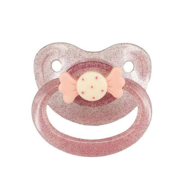 Kinky Cloth Light Purple Bow Adult Pacifier