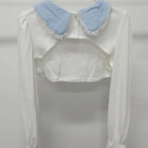 Kinky Cloth Doll Cardigan / S Bow Lace Mini Lolita Dress