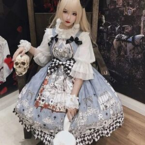 Kinky Cloth Bowknot Classic Gothic JSK Dress