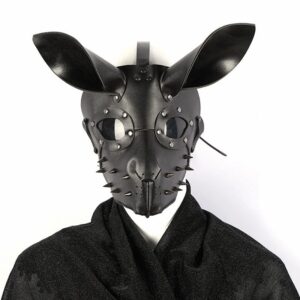 Kinky Cloth Bunny Rivet Mask