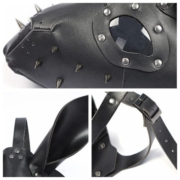 Kinky Cloth Bunny Rivet Mask