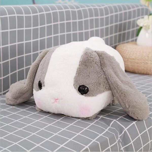 Kinky Cloth Stuffed Animal Gray Bunny Stuffie