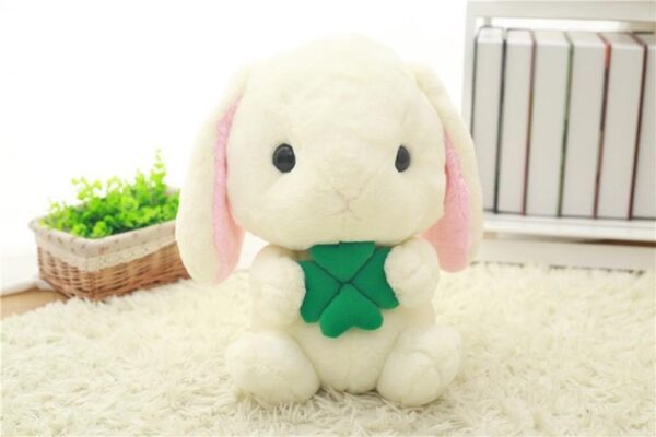 Kinky Cloth stuffed animal White Bunny Treasure Stuffie