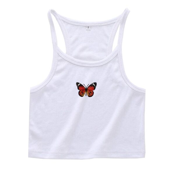 Kinky Cloth as show 2 / S Butterfly Crop Tank Top