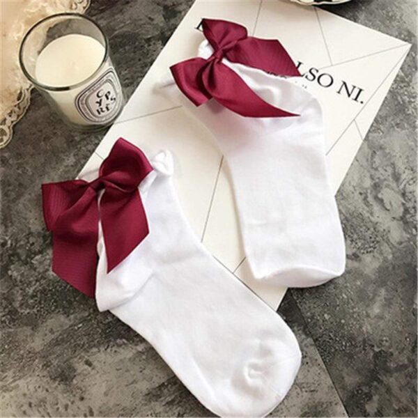 Kinky Cloth 200000866 Candy Color Bow Knot Socks