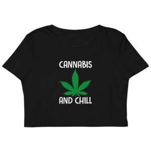 Kinky Cloth XS Cannabis And CHill Organic Crop Top