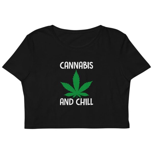 Kinky Cloth XS Cannabis And CHill Organic Crop Top